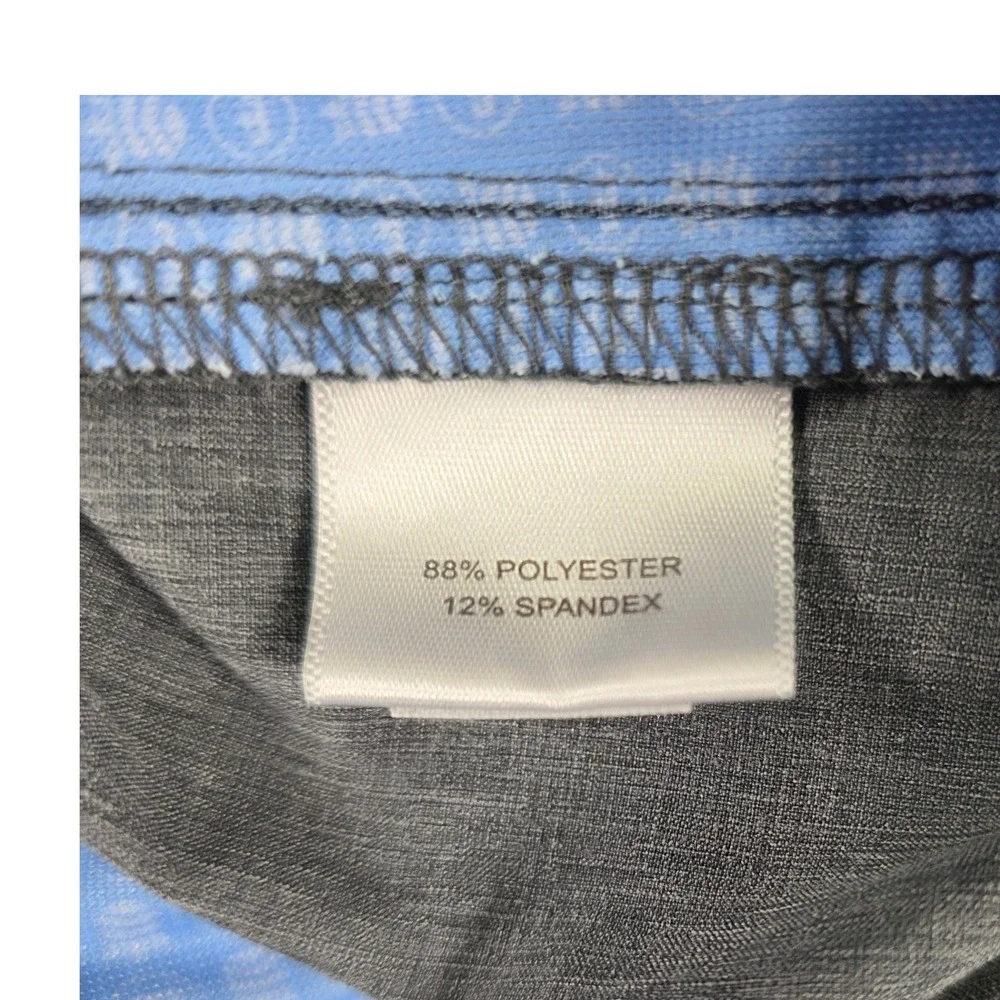 Peter Millar Mens Performance Golf Shorts Grey Heathered Size 50 Stretch Pockets